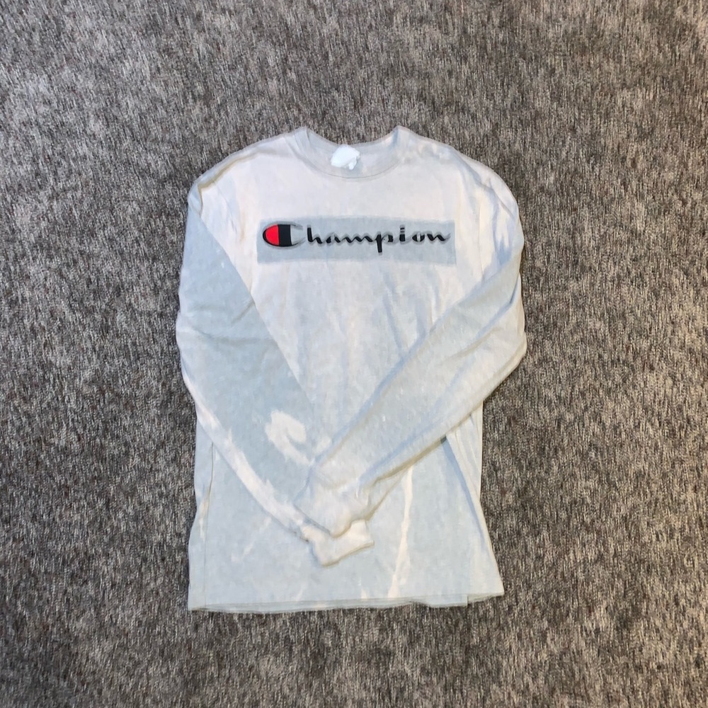 Bleached champion long sleeve